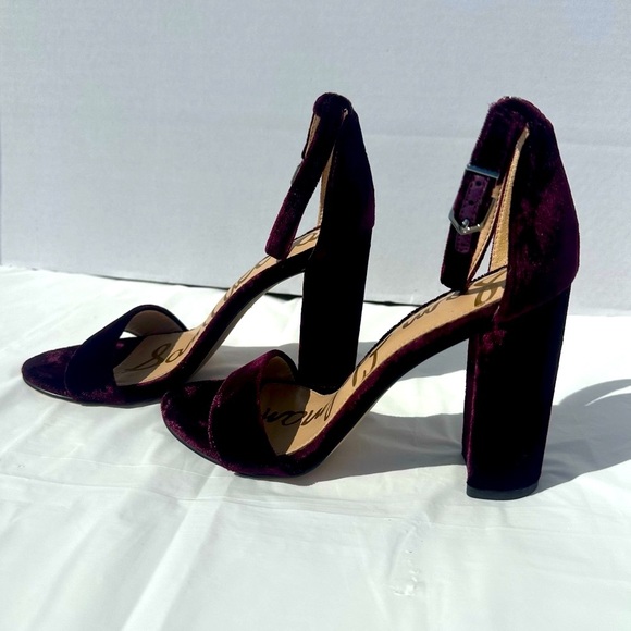 Sam Edelman Shoes - Sam Edelman Elegant Velvet Heels in Rich Burgundy